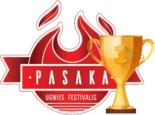 Награда фестиваля огня «Pasaka» – лучшее огненное шоу Литвы
